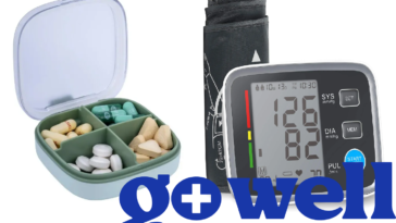Enhance Your Health Management Plastic Medicine Box And Blood Pressure Monitor