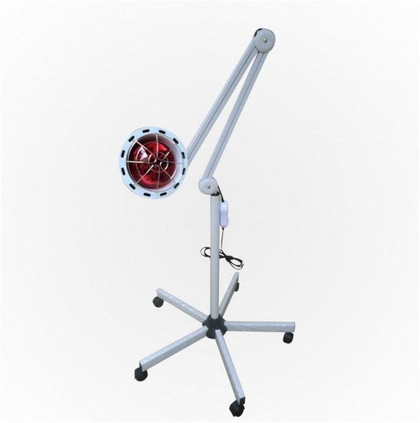Alt Text: Infrared stand lamp front view for irr physiotherapy
