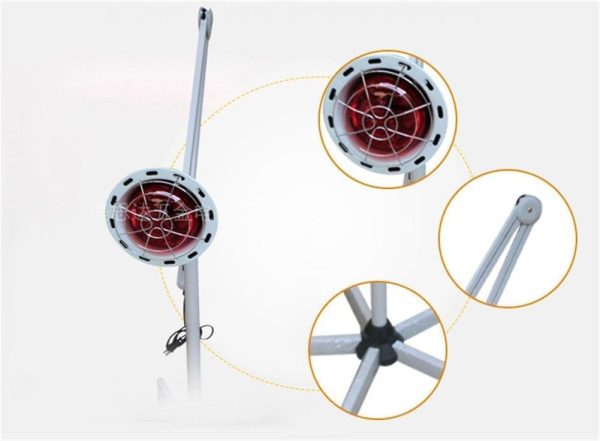 Alt Text: Adjustable Stand Lamp in use