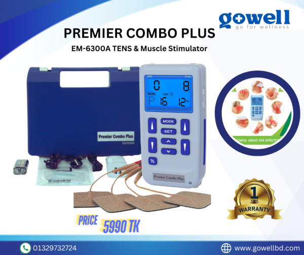 Premier Combo Plus TENS & EMS – Best Pain Relief & Muscle Stimulator in Bangladesh - Image 2