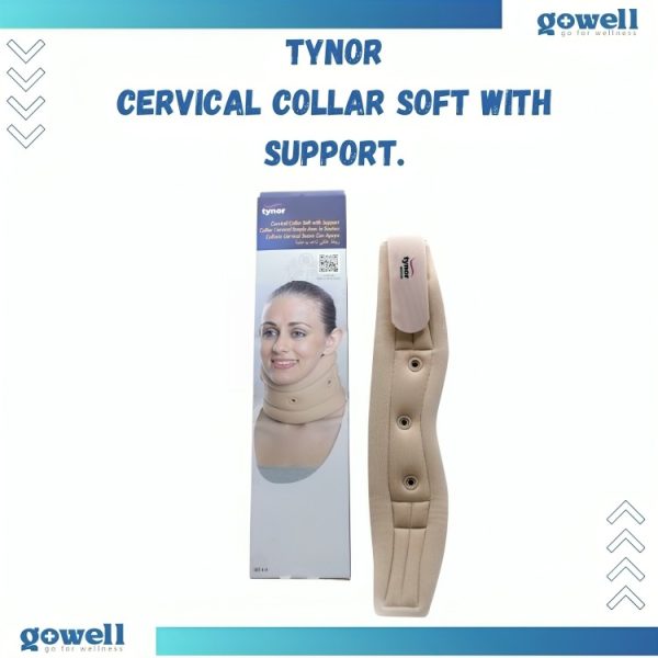 Tynor Cervical Collar Soft with Support – Reliable Neck Comfort by Go Well. Product Code: B - 02 - Image 3