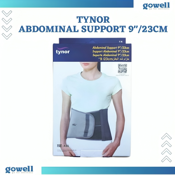 Tynor Abdominal Support 9″/23cm – Premium Support and Comfort by Go Well - Image 4