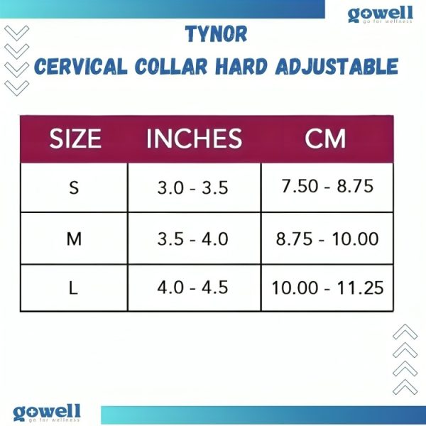 Tynor Cervical Collar Hard Adjustable. Product Code : B - 03. - Image 3