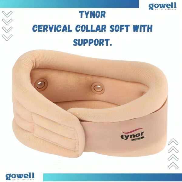 Tynor Cervical Collar Soft with Support – Reliable Neck Comfort by Go Well. Product Code: B - 02 - Image 2