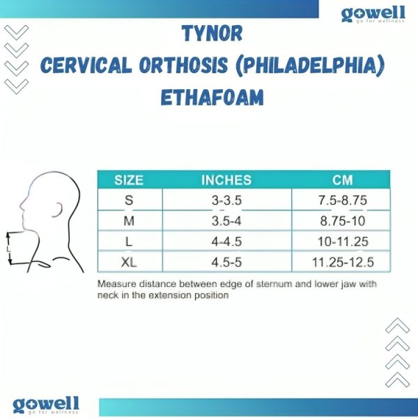 Tynor Cervical Orthosis – Superior Neck Support by Go Well. Product Code : B - 05. - Image 4