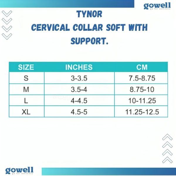 Tynor Cervical Collar Soft with Support – Reliable Neck Comfort by Go Well. Product Code: B - 02 - Image 4