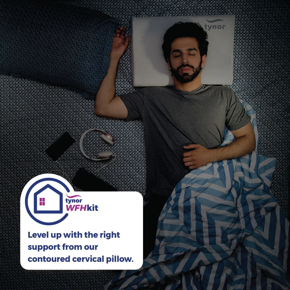 Tynor Contoured Cervical Pillow Australia Soft Durable Cervical Spine Posture 22