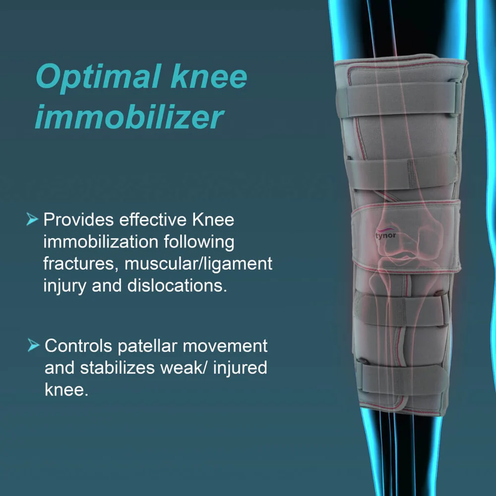 D28 AHS AUSTRALIA knee immobiliser 22 56cm WWW TYNOR COM AU 2