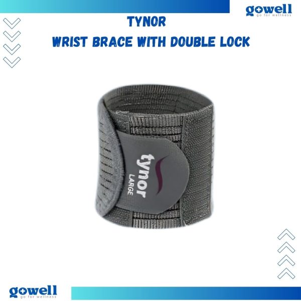 Tynor Wrist Brace With Double Lock – Secure Wrist Support by Go Well. Product Code : E - 05 - Image 2