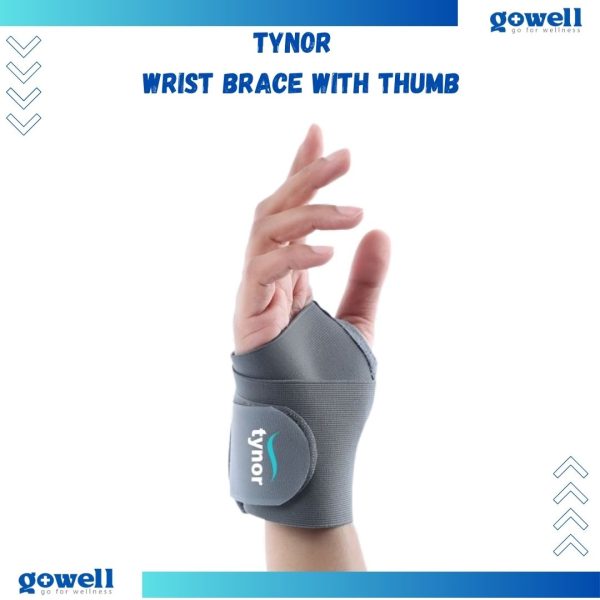 Tynor Wrist Brace With Thumb. Product Code : E - 06