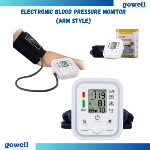 Electronic Blood Pressure Monitor (Arm Style). - Image 3