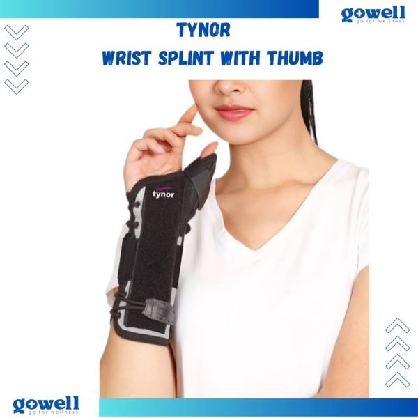 Tynor Wrist Splint With Thumb in Bangladesh. Product Code : E - 44