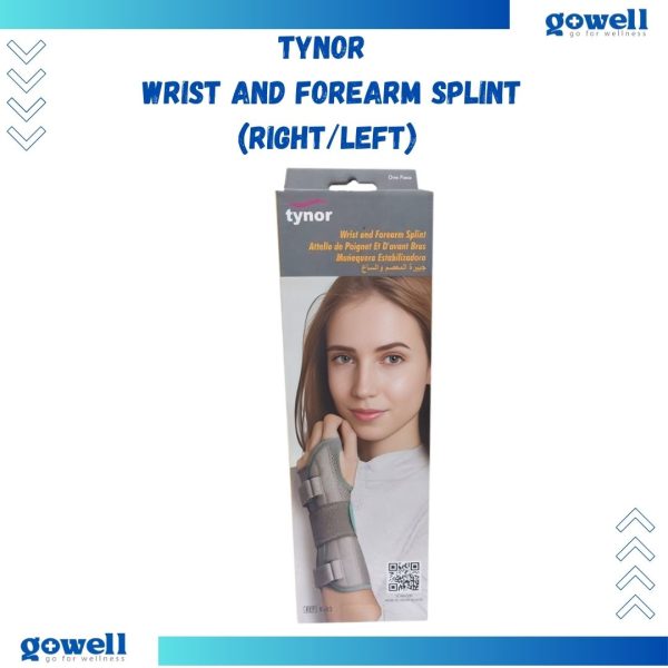 Tynor Wrist And Forearm Splint (Right/Left) – Effective Support by Go Well. Product Code : E - 03 - Image 2