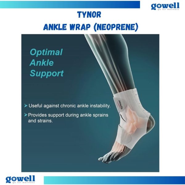 Tynor Ankle Warp (Neoprene). Product Code : J - 16 - Image 3