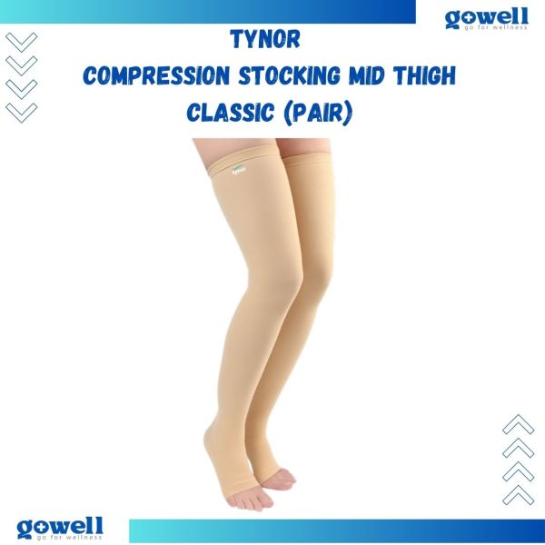 Compression Stocking Mid Thigh Classic – Therapeutic Leg Support. Product Code : I - 15