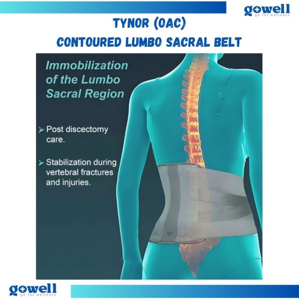 Tynor (OAC) Contoured Lumbo Sacral Belt. Product Code: L - 01 - Image 2