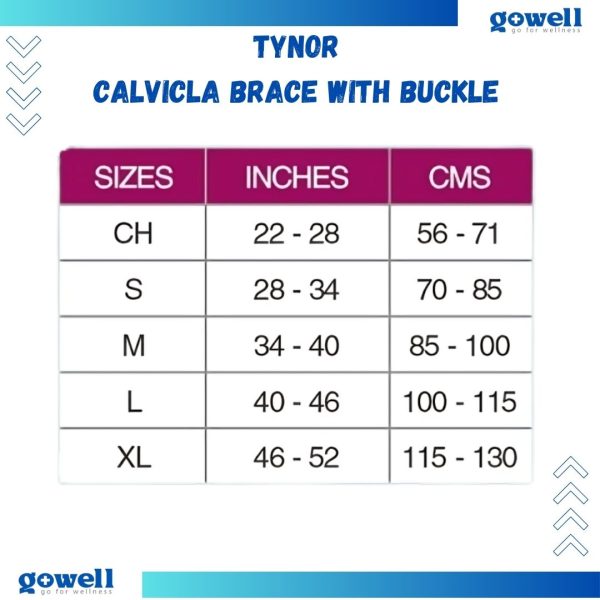 Tynor Clavicle Brace with Buckle – Effective Shoulder Support by Go Well. Product Code: C - 04 - Image 4