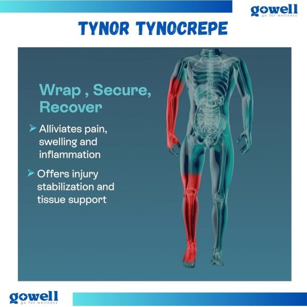 Tynor Tynocrepe (10cm x 4m). Product Code : M - 03 - Image 2