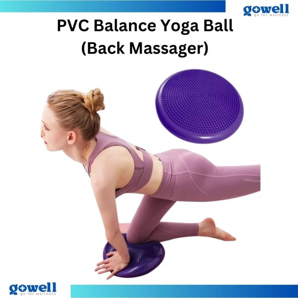 PVC Balance Yoga Ball (Back Massager). - Image 3