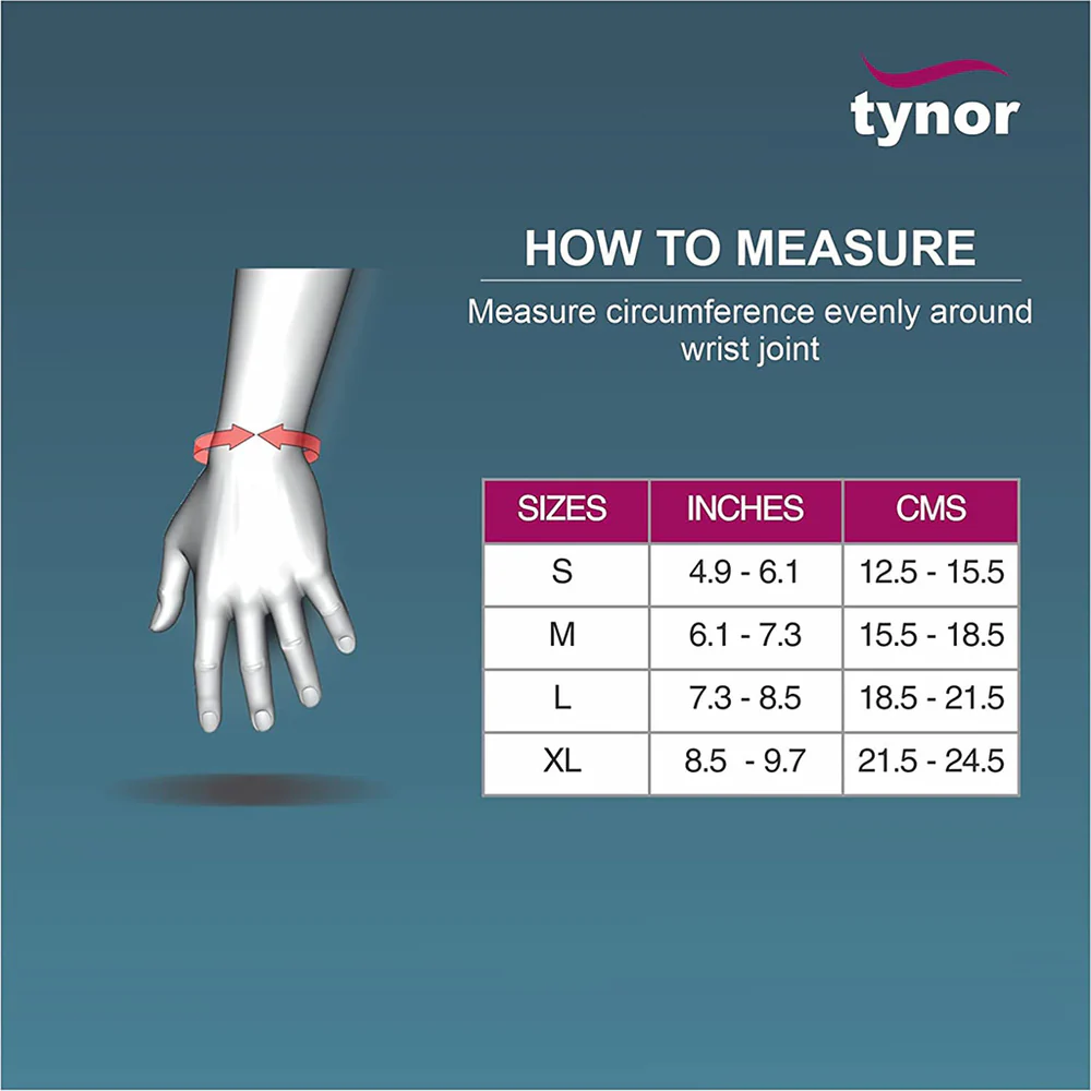 TYNOR Wrist Splint Ambidextrous 4