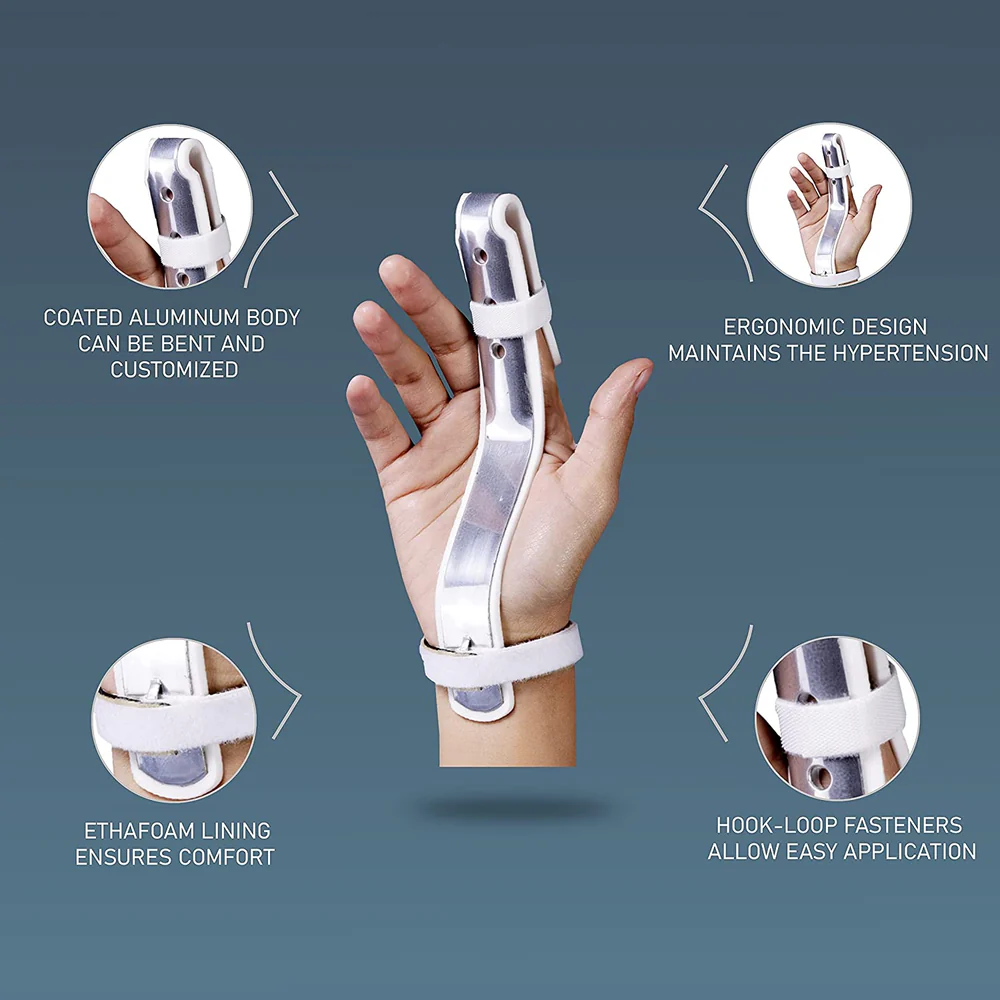 Tynor Finger Extension Splint Injured Finger Fracture Joint Immobilization 02