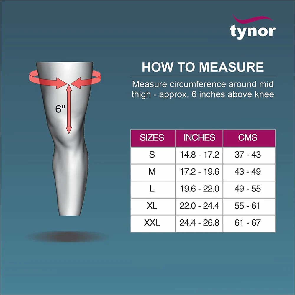 Tynor Knee Cap With Rigid Hinged Knee Pain Support D07 Australia 7