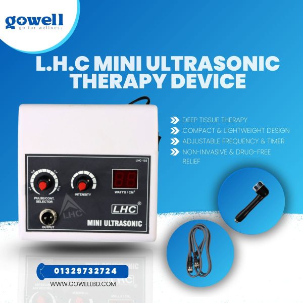 Gowell L.H.C Mini Ultrasonic Therapy therapeutic ultrasound Device for Pain Relief