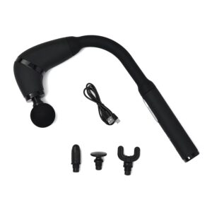 Powerful Deep Tissue Massager For Muscle Relaxation: Gowell Curve Fascial Massage Gun With Adjustable Speeds