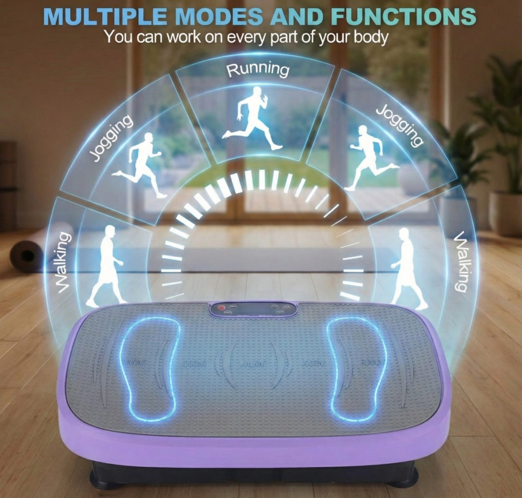 Premium Multi-Function Vibrating Plate Exercise Machine