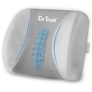imgi 273 dr trust usa 391 orthopaedic lumbar support pillow for lower back pain relief spine alignment posture corrector orthopedic pu foam backrest cushio