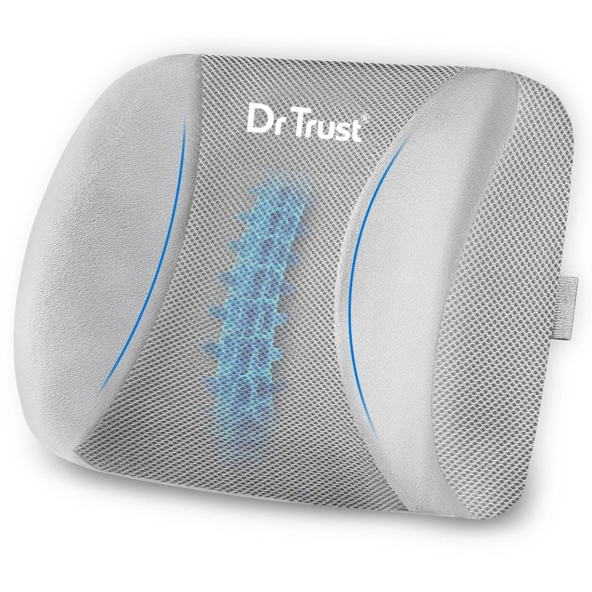 imgi 273 dr trust usa 391 orthopaedic lumbar support pillow for lower back pain relief spine alignment posture corrector orthopedic pu foam backrest cushio