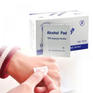 1398150 alcohol pad premium swabs and extra wet 1 box 100 pcs