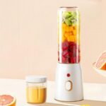 Portable Juicer Blender 450ml – Rechargeable Fruit & Vegetable Mixer with Ice Crushing