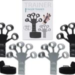 Finger Trainer Grip Strength Trainer – Adjustable Hand Gripper for Forearm & Finger Exercise