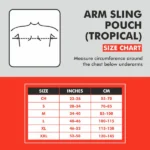ARMSLINGPOUCH TROPICAL SIZECHARTWEB221100X1100PIXEL