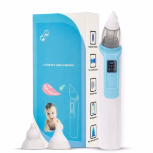 Electric Nasal Aspirator Baby Infants Newborn Kids Baby Nasal Aspirators 3 Silicone Tips 5 Suctions Power Baby Sucker Nose Nose