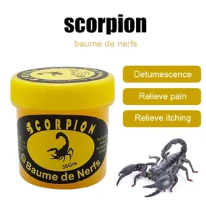 Pain Relief Rheumatism Low Back Pain Bruises Cramps Scorpions Oil Balm Scorpion Ointment Cream Heating Relieves Muscle Fatigue