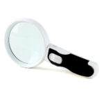 Handheld Magnifier Glass with 2LED 2.5X90mm 77390A