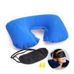 Air Travel Selection Pillow with Eyeshade and Earplugs