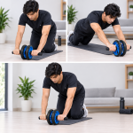 Double Wheels Abdominal Multifunction AB Roller