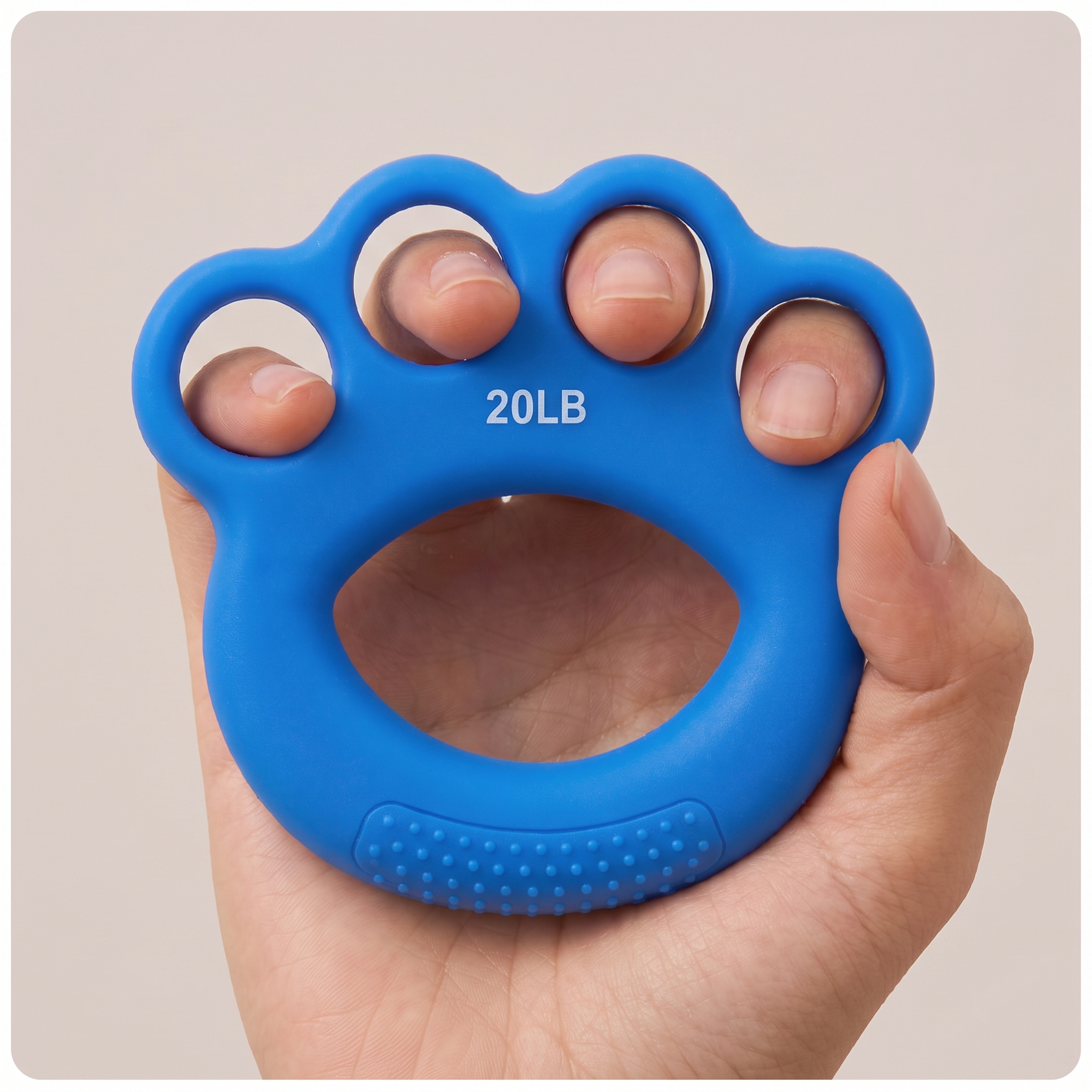 Adjustable Finger Hand Exerciser | Finger & Palm Grip | 40LB