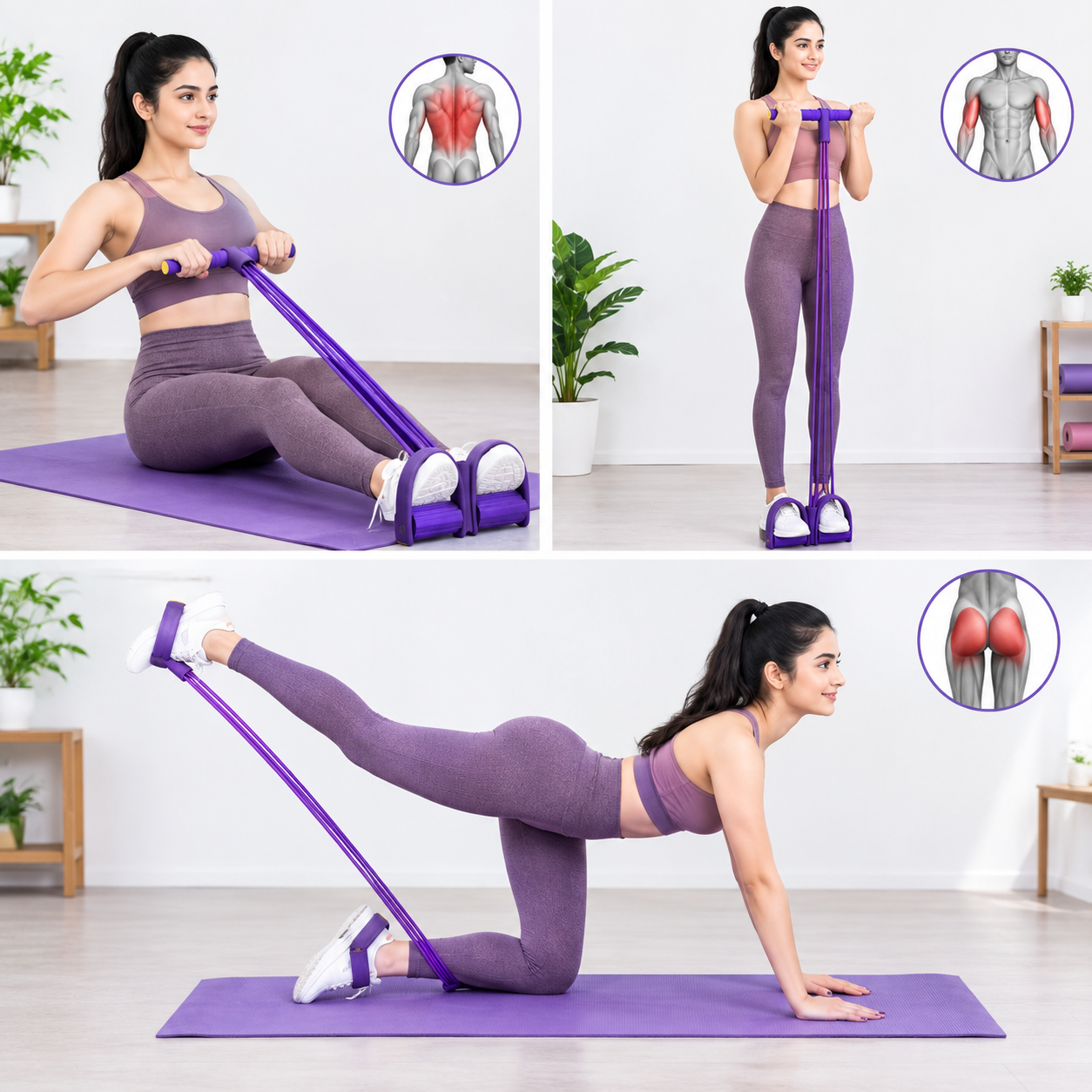 4-Tube Resistance Exerciser