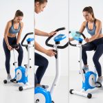 Foldable Indoor Fitness Bicycle with Digital LCD Display & Adjustable Resistance