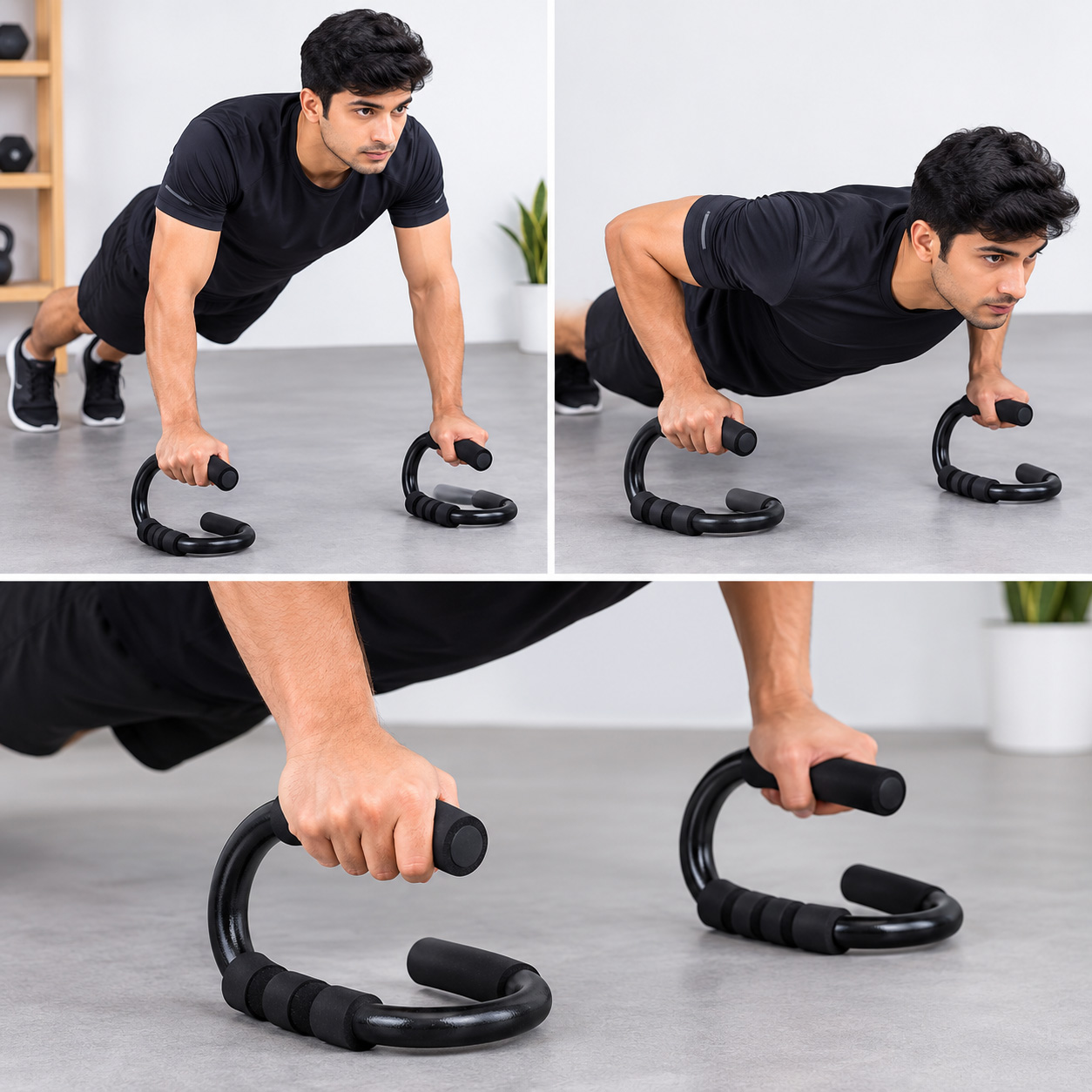 S-Shaped Push-Up Stands / Handles