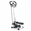 Stepper with handrails, pads, and pull ropes