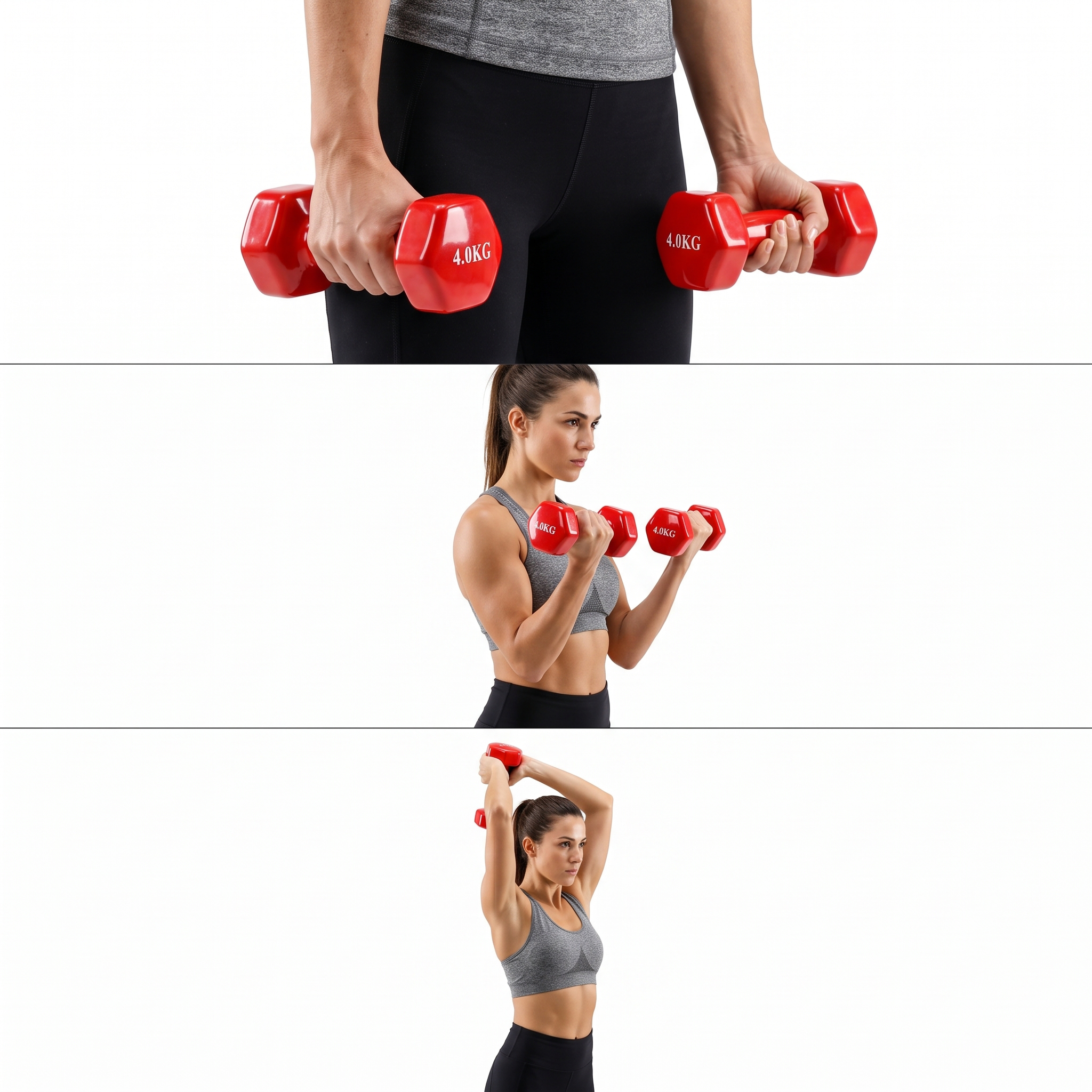 Vinyl Coated Dumbbell (4Kg)