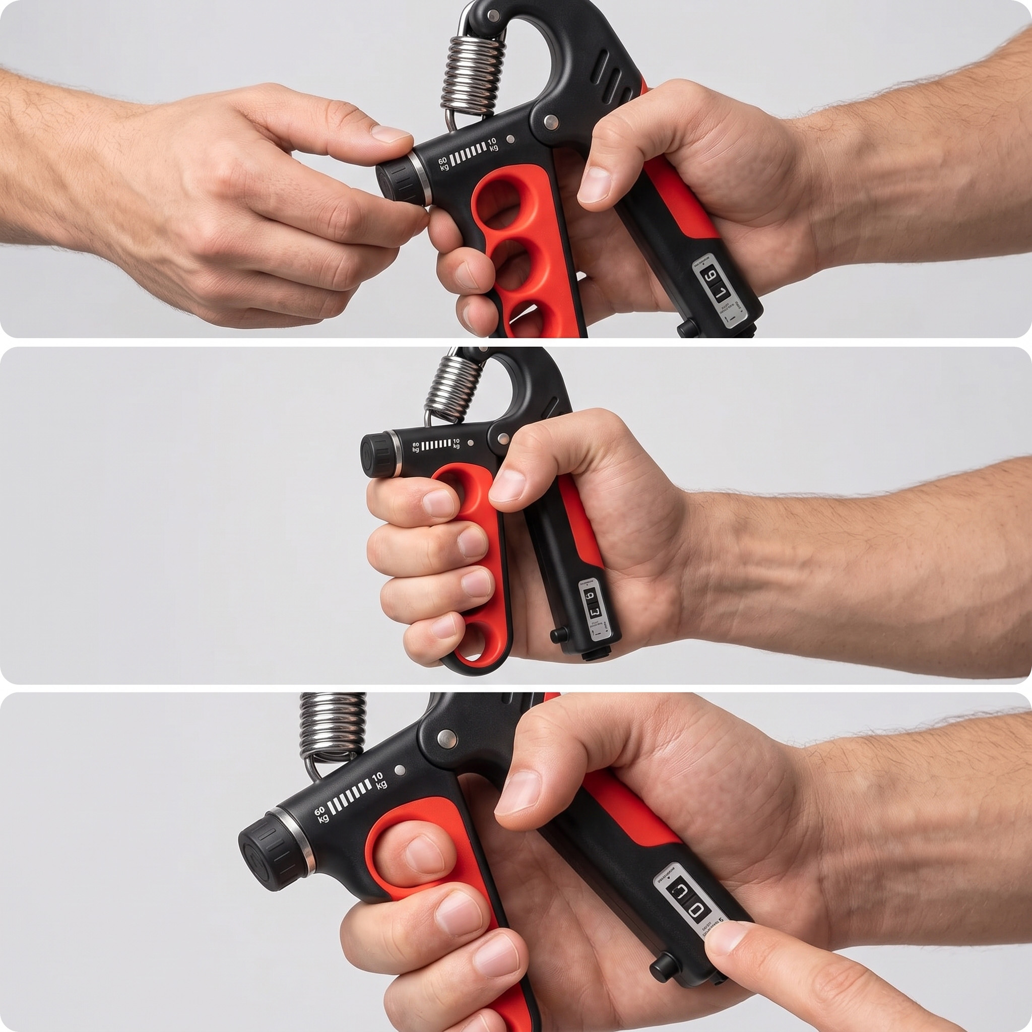 Adjustable Counting Grip – 5–100 KG