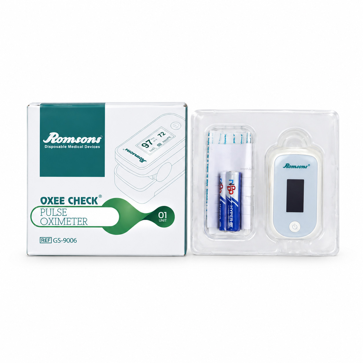 Romsons Oxee Check Finger Pulse Oximeter